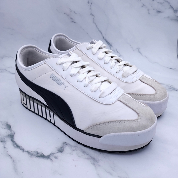 Puma - Roma Amor Women's Sneakers - White & Black - US 10 - Picture 6 of 13